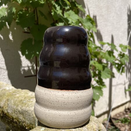 Soliflore noir et pyrite